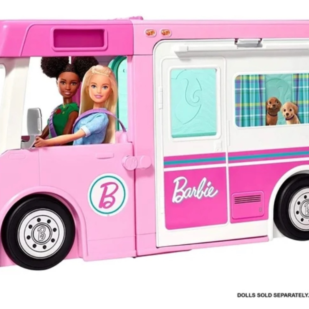 Barbie Camper Playset, 3-in-1 DreamCamper with Pool